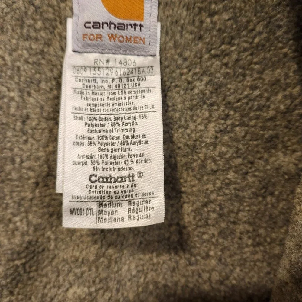 Teal Carhartt Vest - Picture 3 of 4